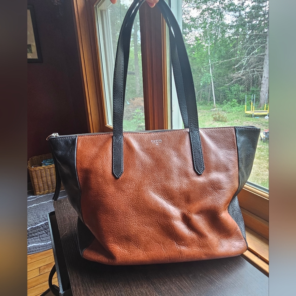 Fossil Sydney Leather Tote